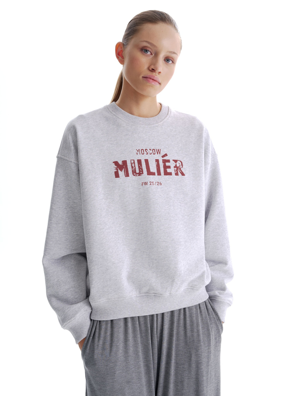 Свитшот "muliér" серый Свитшот "muliér" серый
