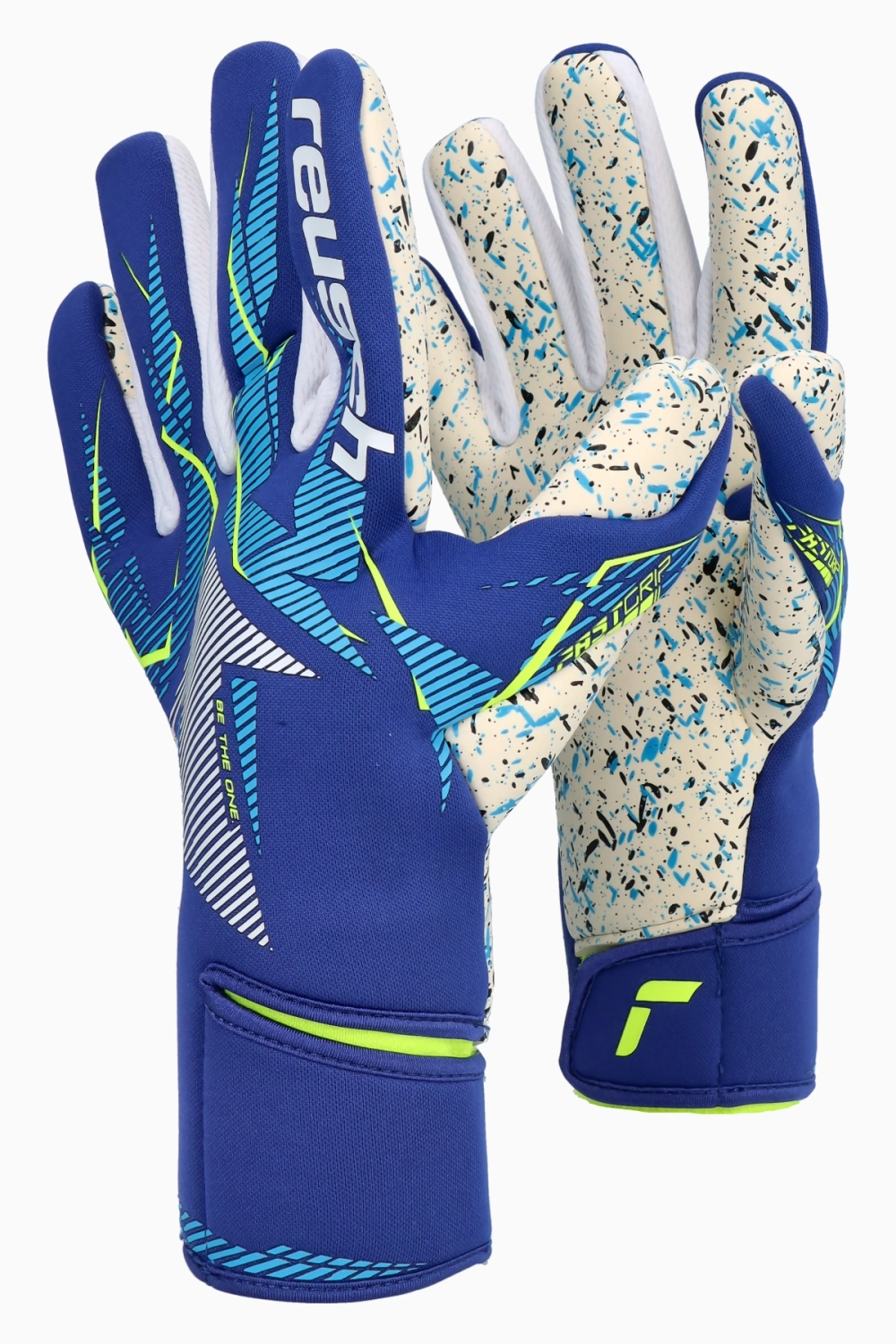 Вратарские перчатки Reusch Fastgrip Fusion Junior - синий