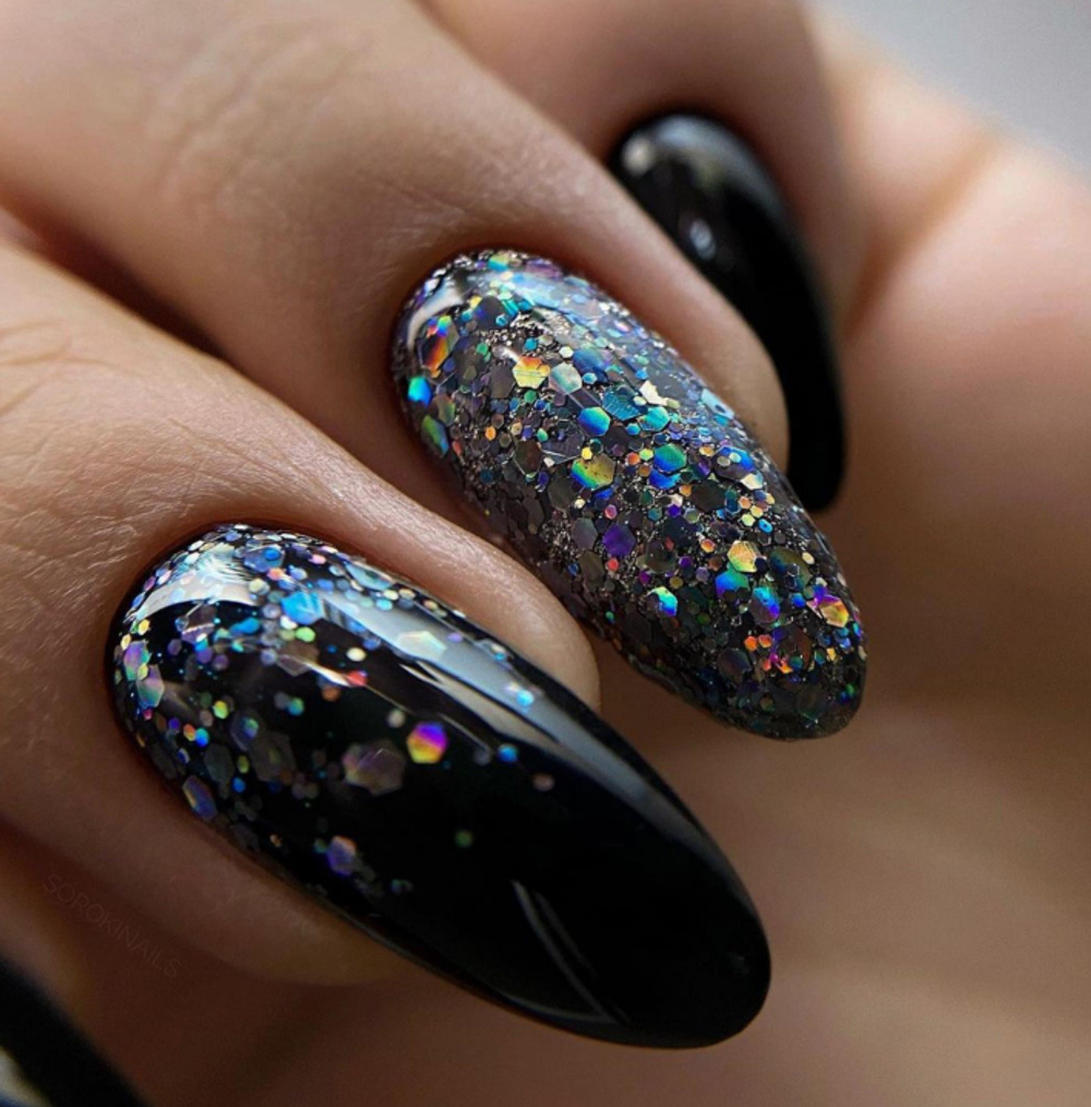 Zoo Nail Шестигранники микс "Диско соты" 2 г