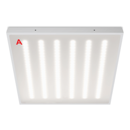 Светильник ЧИСТЫЙ ОФИС GL ДВО03-045 с БАП EM1 54Вт 4000К IP54 Матовый 6480лм 595х595х48мм WOLTA PRO