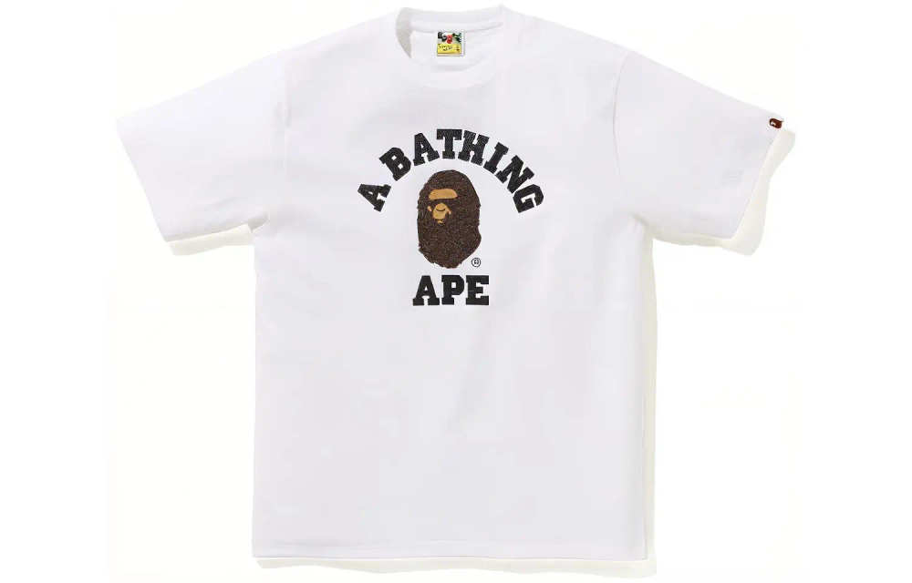 A Bathing Ape Glass Beads College Tee Ss20