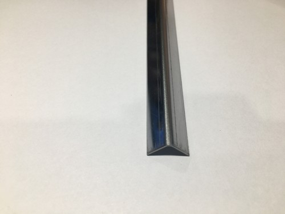 Угол-С внутр. 10*10мм "DP" 2,5м Полир. 0,6мм Декоратив. стальной