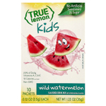 True Citrus, Kids, настоящий лимон, дикий арбуз, 10 пакетиков по 3,5 г (0,12 унции)