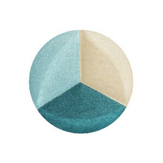 Тени для век трио Металлик Эффект ONE TOUCH, тон 15 | CIEL