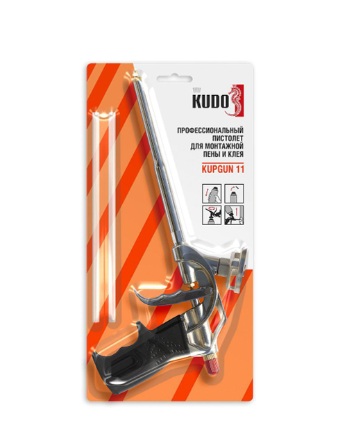 Профессиональный пистолет для монтажной пены и клея KUDO CLASSIC BALANCE