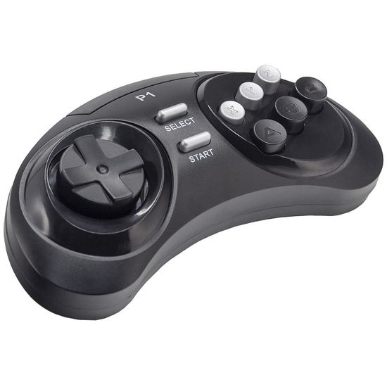 Игровая приставка SEGA Retro Genesis Modern + 300 игр + 2 беспроводных джойстика 2.4ГГц