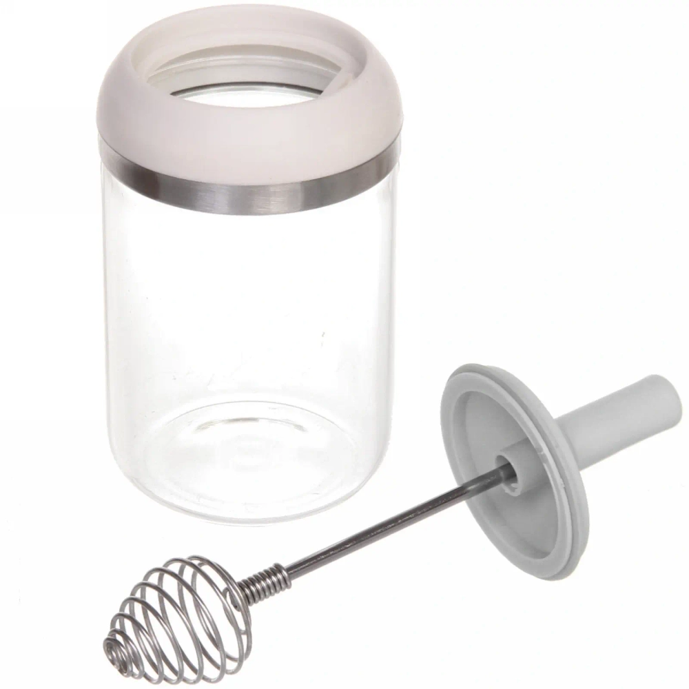 Банка стеклянная «O'lala» с венчиком 7,6*16,4см