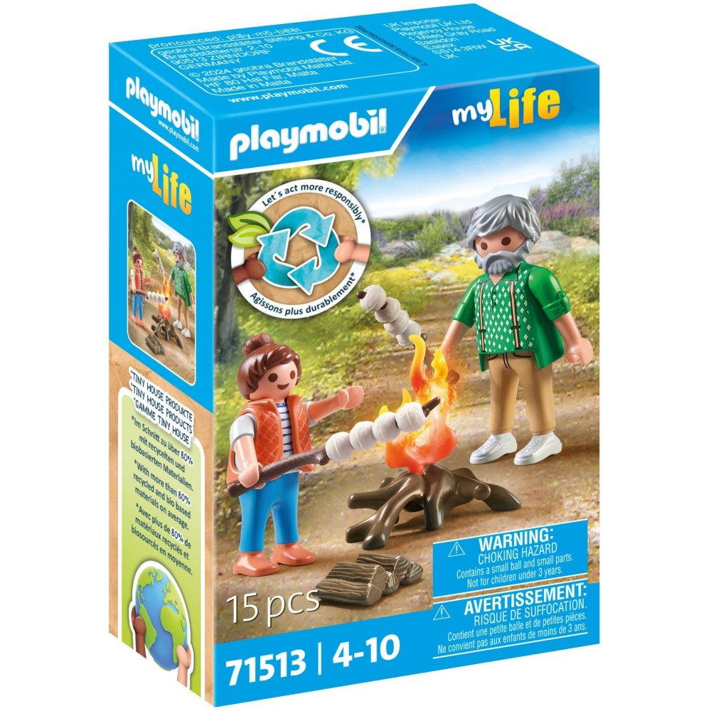 Playmobil 71513 my Life Костёр с зефиром 15 деталей — фото 1