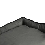 Лежак для большой собаки разборная размер XL антивандальный грязе-водостойкий серо-синий Lapalandia