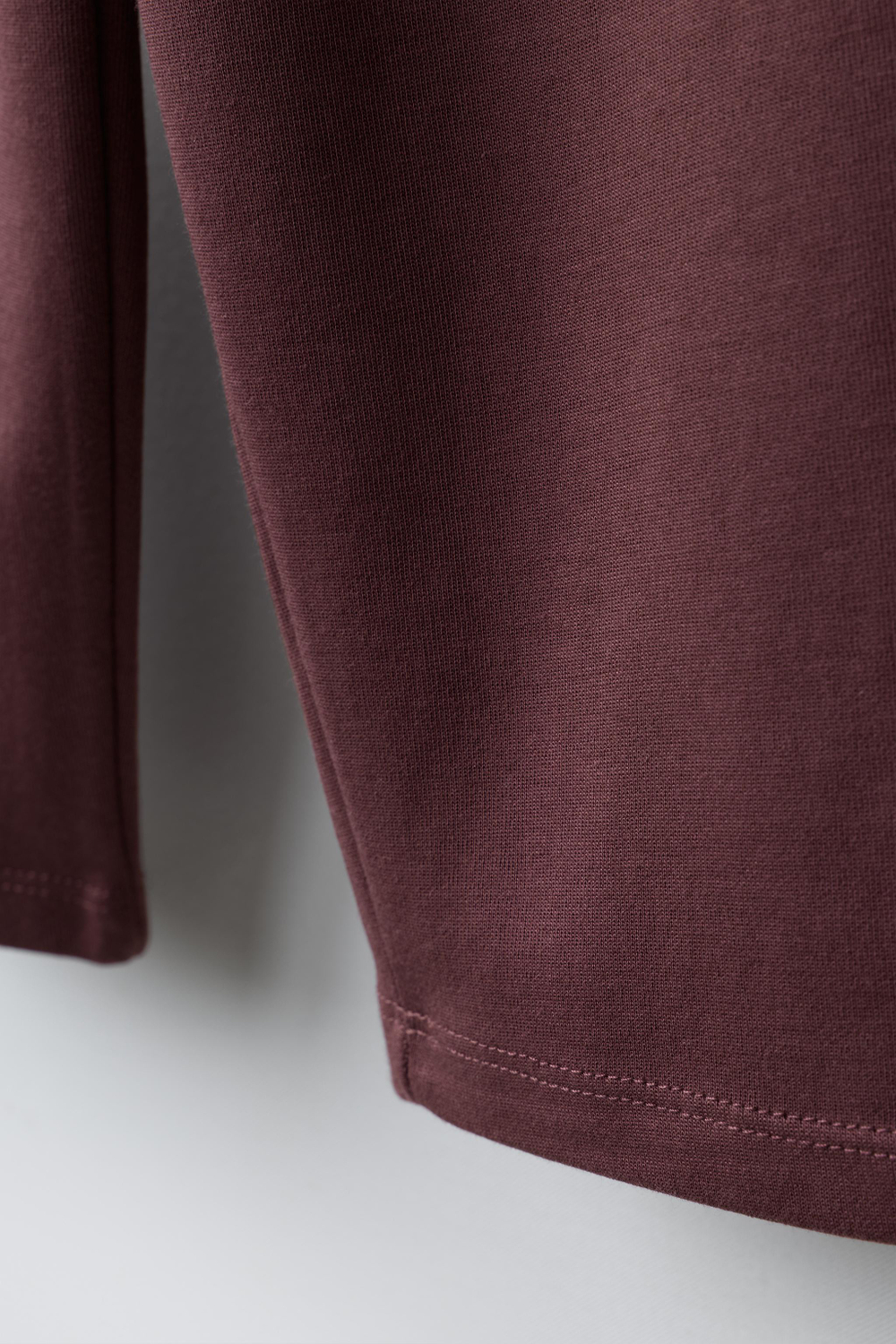 ZARA БРЮКИ WIDE LEG ИЗ МЯГКОЙ ТКАНИ С СЕРДЦЕМ, ШОКОЛАДНЫЙ