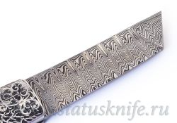 Нож Paolo Gidoni Gidowolf Engraver Stefano Perlottiфотография - 6