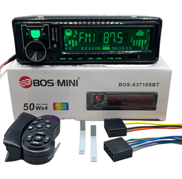 Автомагнитола FM/BT/USB/TFplayer BOS-MINI BOS-X3716SBT