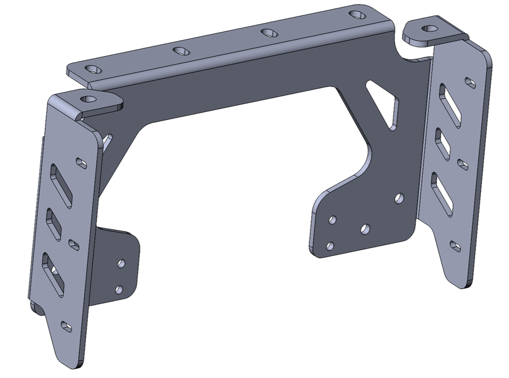Скоба-усилитель пластины оси X верхняя Master v2