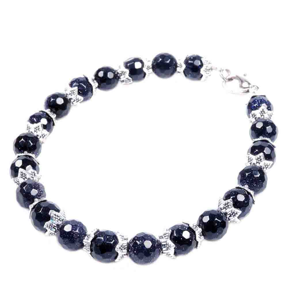 Браслет "Аваланш 8" авантюрин синий