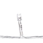 Гирлянда для дома 9,5м 100 ламп LED прозрач.пров.,8 реж, IP-20, Красный (возможность соединения)