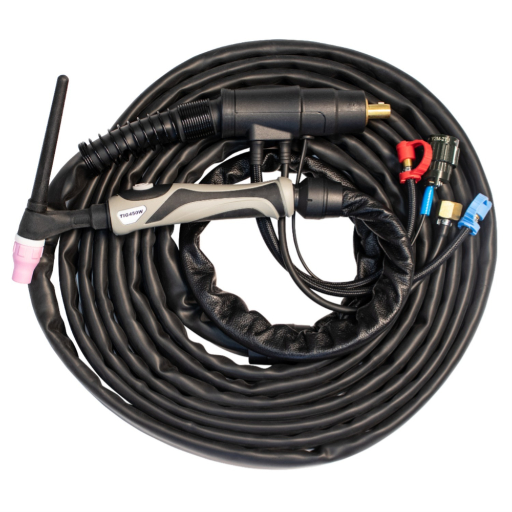 Горелка TIG 450 8m WC HFL 50MMQ ,2pin, газ 3/8G, вода б/р 39425