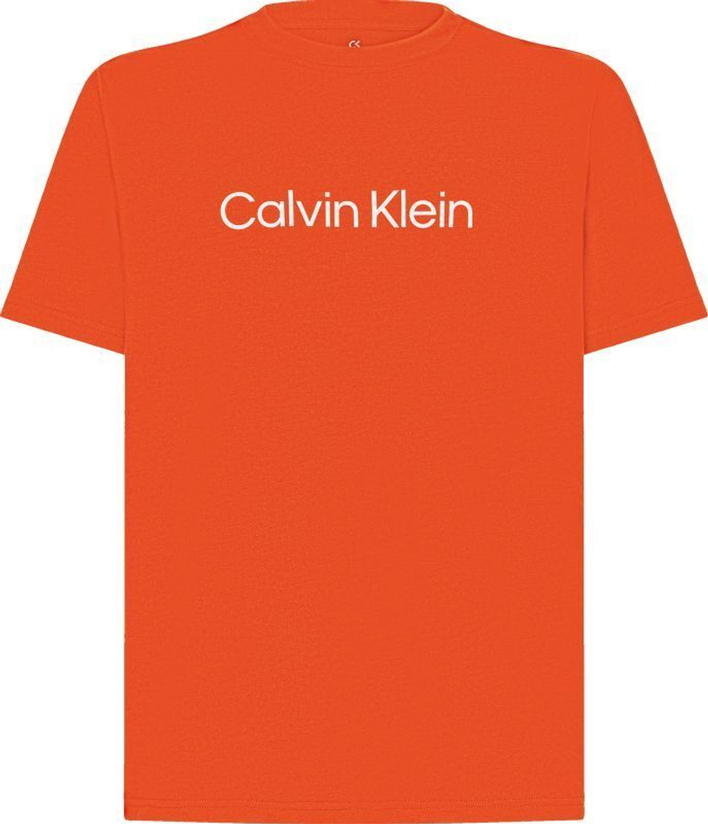 Мужская теннисная футболка Calvin Klein PW SS T-shirt - красный