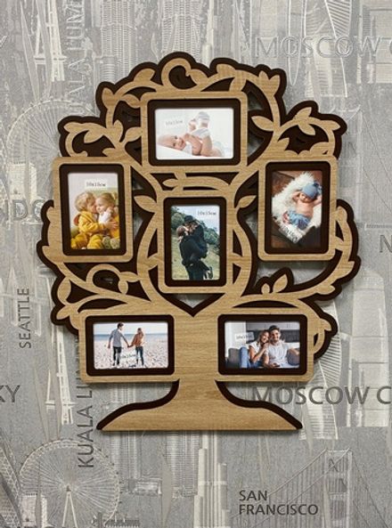 Мультирамка Дерево на 6 фото