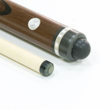 Кий / пирамида 2-pc &quot;Классика&quot; (термограб, светло-коричневый, белый) 13 запилов