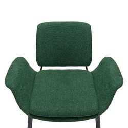 Лаунж-кресло Hilde, букле, темно-зеленое