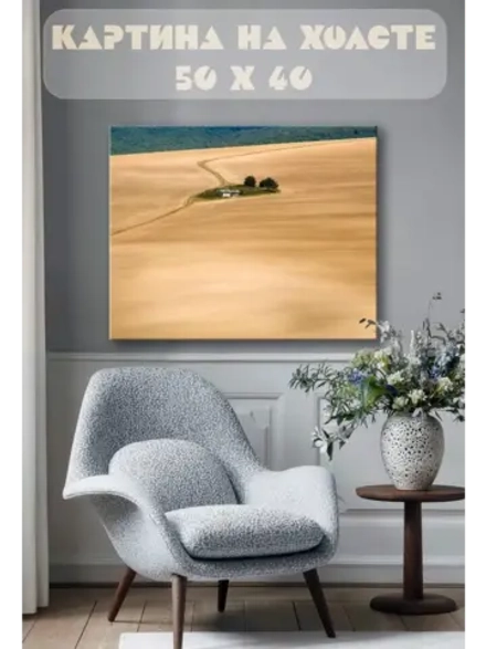 Картина на стену 40 X 50 Поле