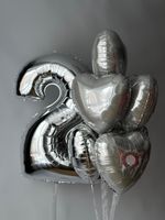 Воздушные шары для девочки на 2 годика №8888