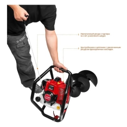 Бензиновый мотобур ЗУБР МБ2-300
