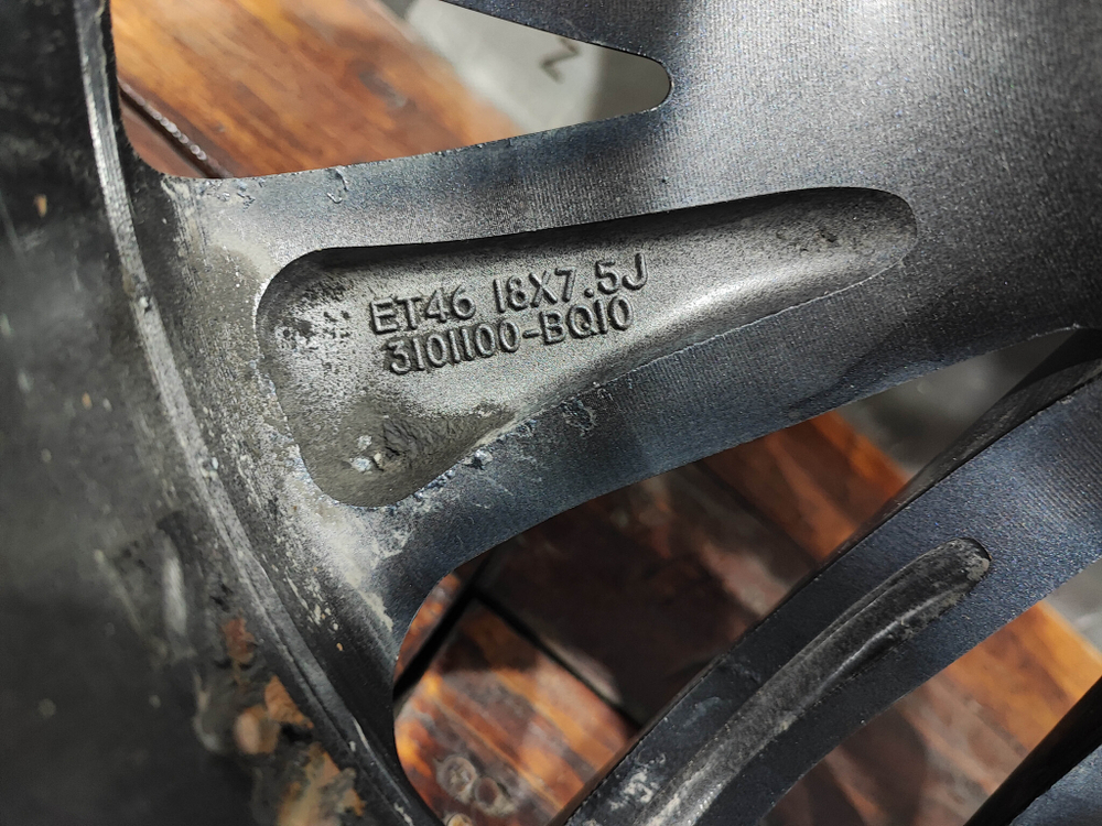 Диск колесный литой R18 Changan CS35PLUS 18-нв Б/У Оригинал 3101100BQ10