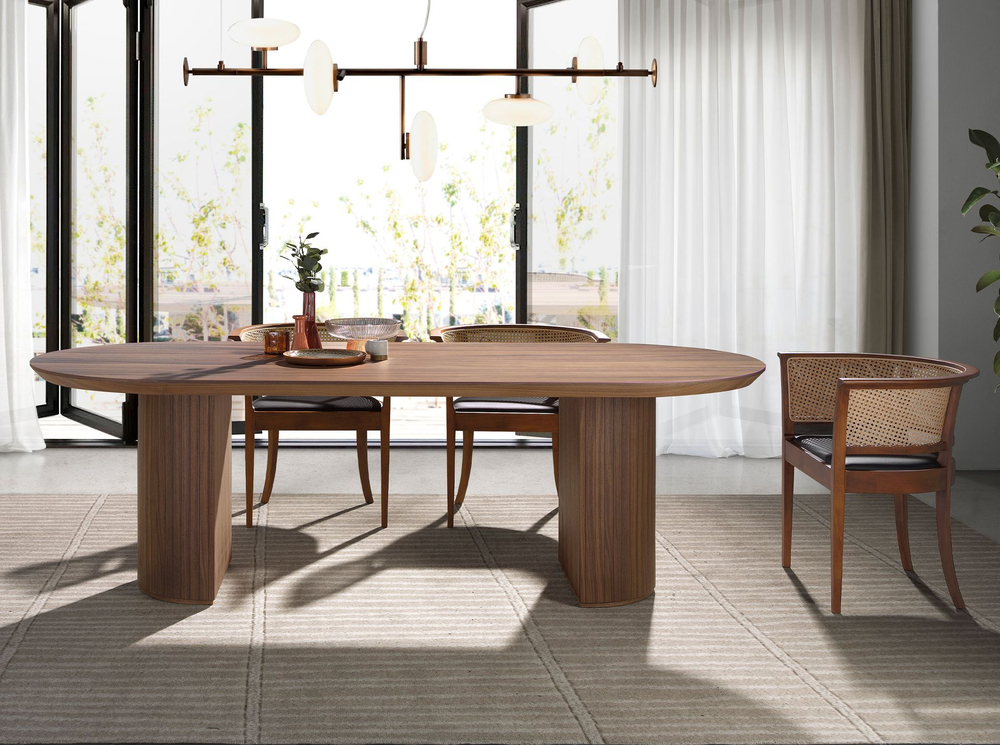 Обеденный стол 1104/413T из орехового дерева