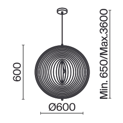 Подвесной светильник Maytoni MOD197PL-01W2