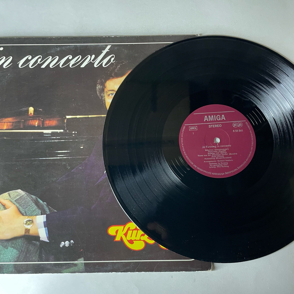 Винтажная виниловая пластинка LP Jo Kurzweg In Concerto (ГДР 1977)