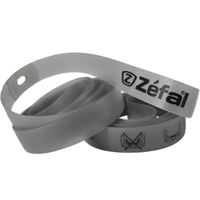ZEFAL SOFT RIM TAPES Ободная лента 2 шт., пластиковая, ширина 18 мм серый