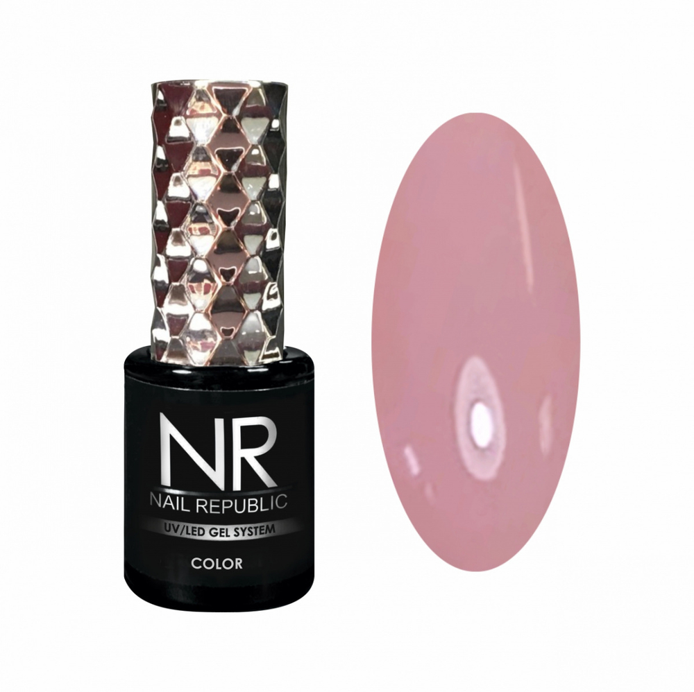 Nail Republic Гель-лак NR-002 камуфлирующий Розовый, 10 мл