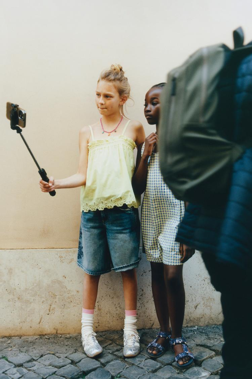 ZARA ТОП С ВЫШИВКОЙ, ЛАЙМОВЫЙ