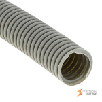 Труба гофр, ПВХ с протяжкой d50 мм (20 м) серая EKF-Plast