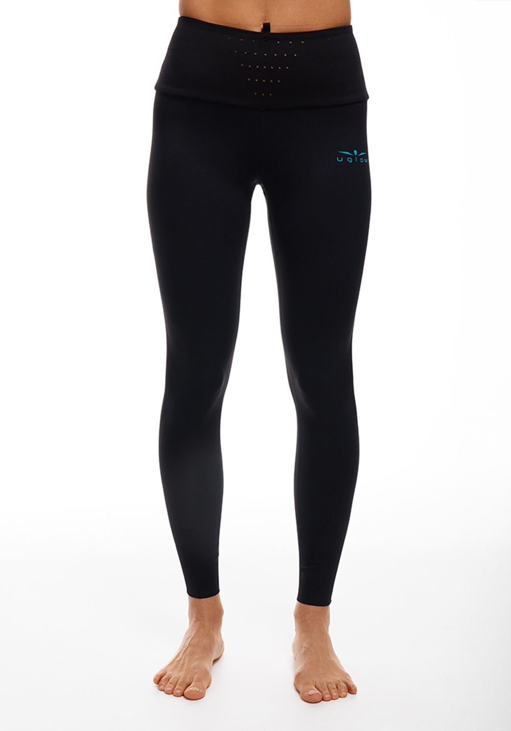 ТАЙТСЫ С ПОЯСОМ ЖЕНСКИЕ SFA FULL TIGHT | BLACK SKYBLUE