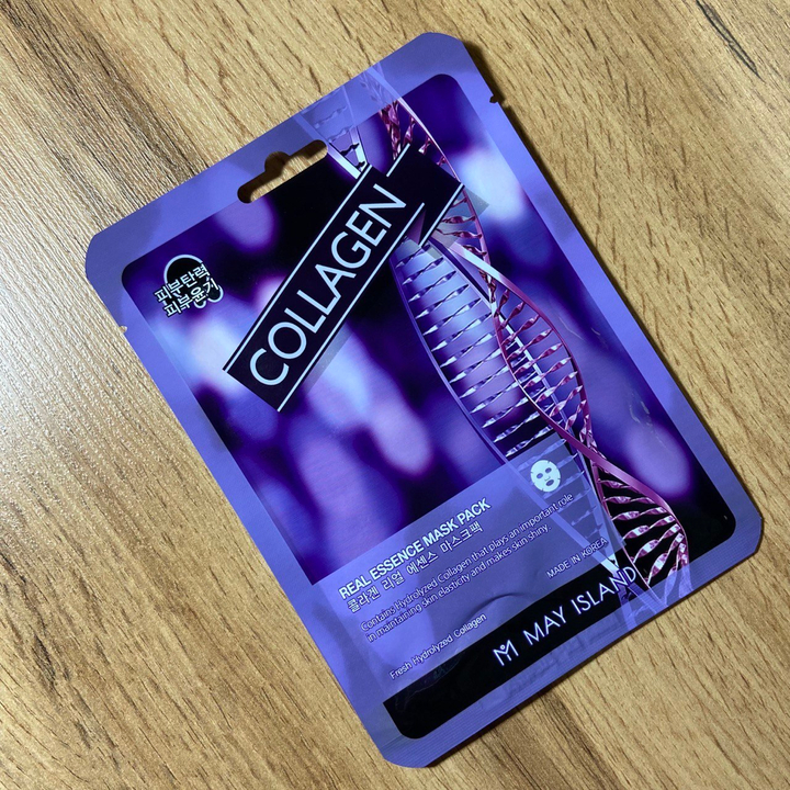 Маска для лица May Island Collagen Real Essence Mask тканевая с коллагеном 25 мл