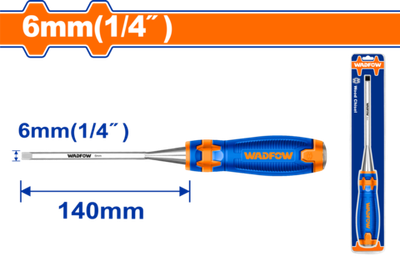 Стамеска 6х140 мм (10/50) WADFOW WWC1206