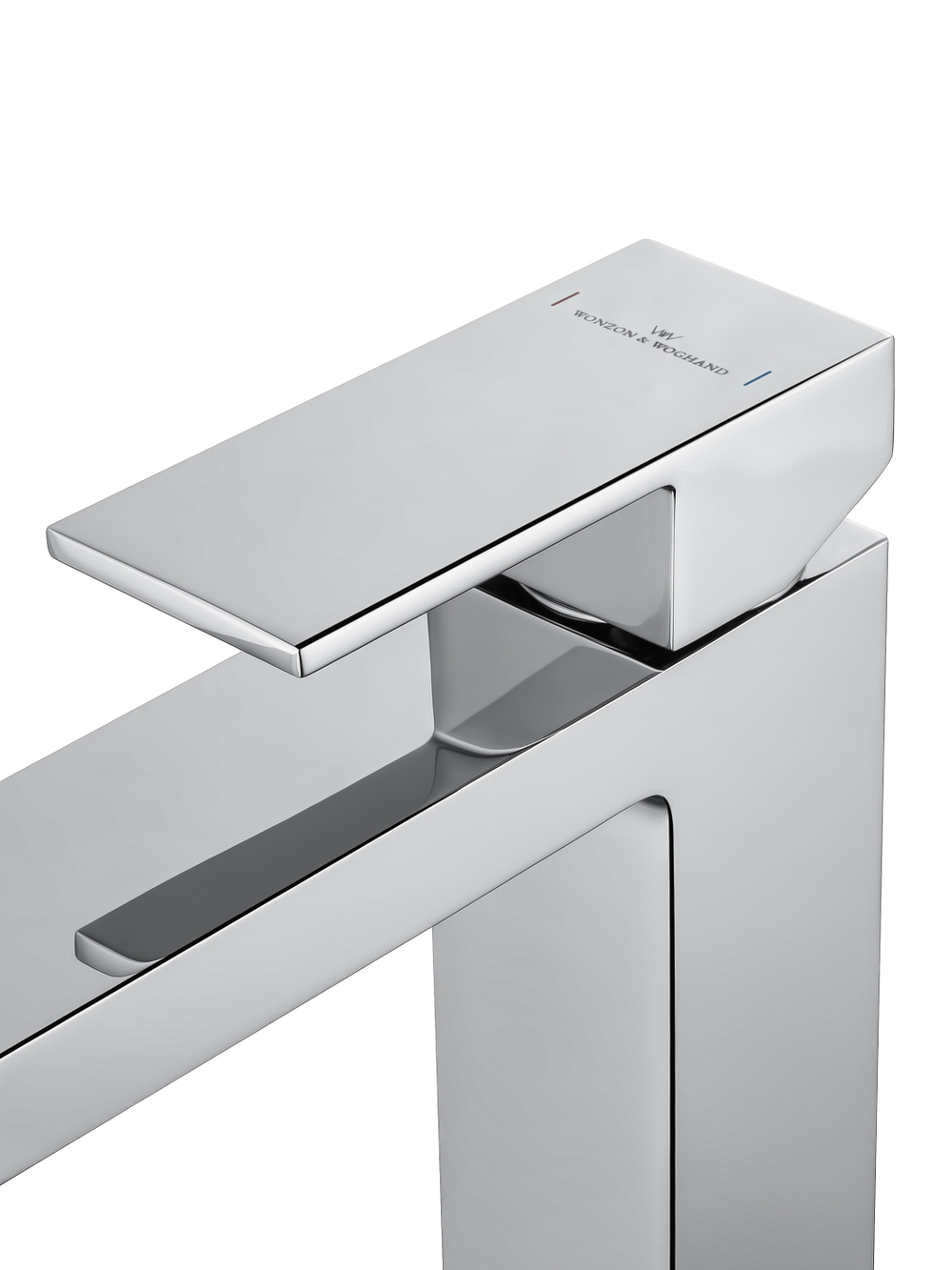 Смеситель для раковины высокий WONZON & WOGHAND CUBE, Хром (WW-88239016-CR)