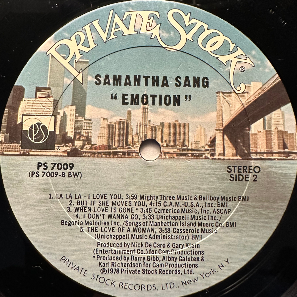 Samantha Sang ‎– Emotion (США 1978г.)