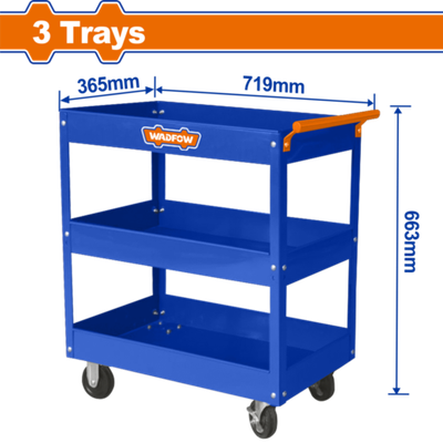 Тележка инструментальная 719х365х663 мм WADFOW WCS1A13