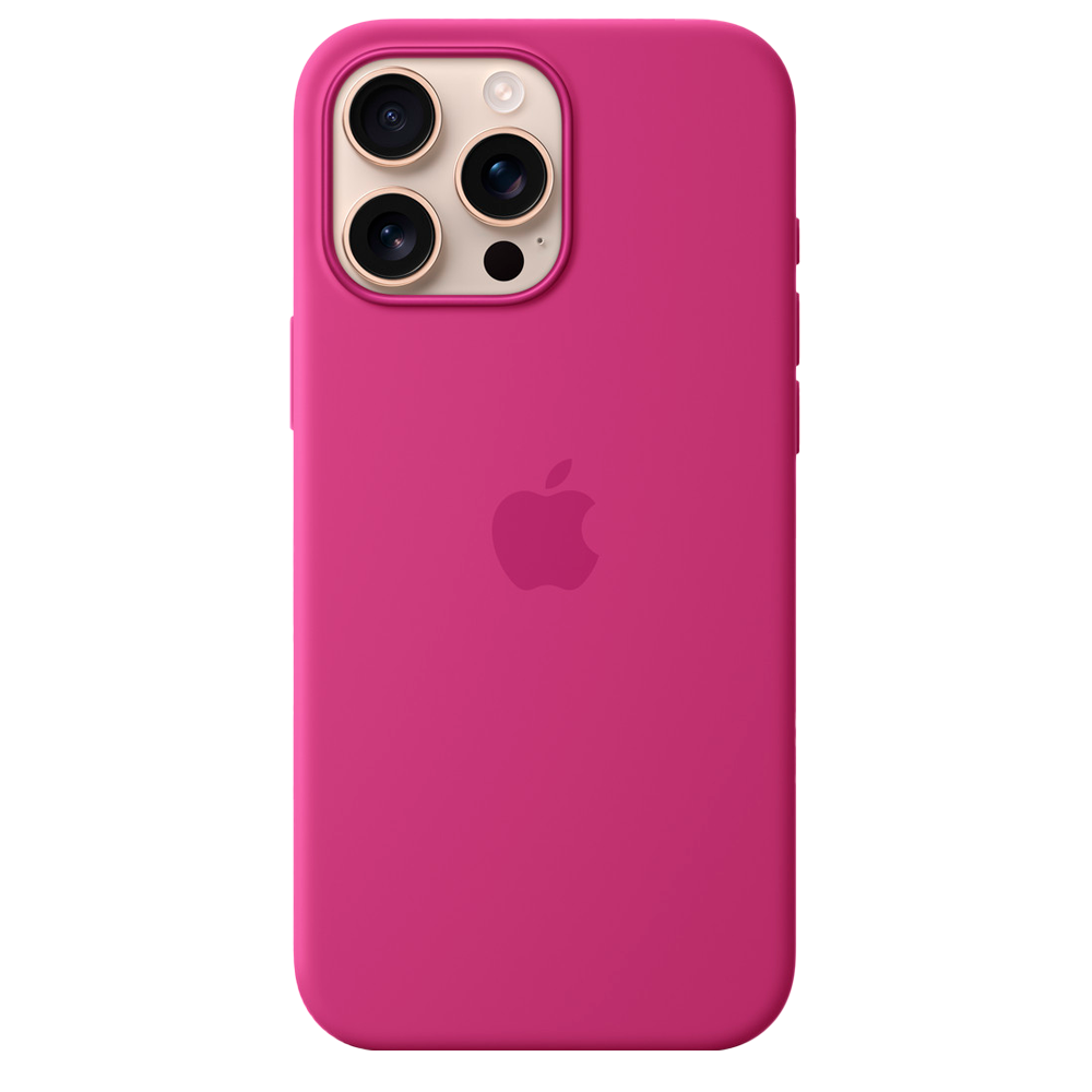 Силиконовый чехол с поддержкой MagSafe Apple Silicone Case для iPhone 16 Pro Max, Fuchsia (Фуксия)