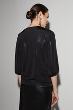 22300 Блузка женская (черный)