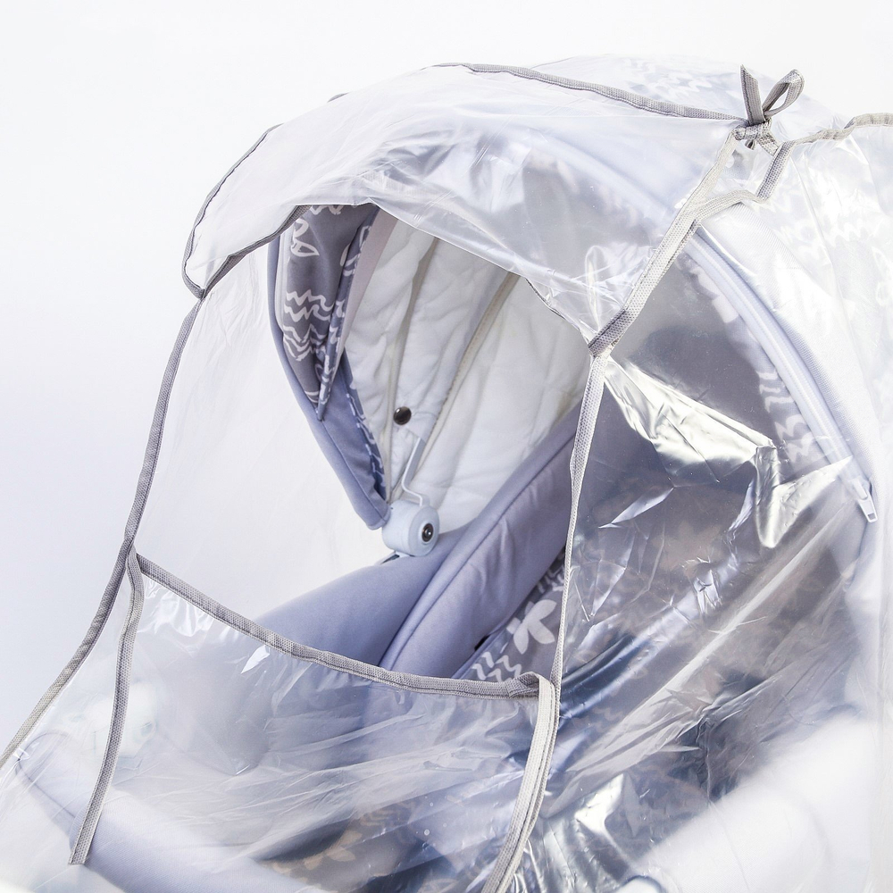 4940757 Дождевик на коляску люльку, ПВД МИКС