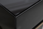 KFG058 Консоль черная 2 ящика  120*42*77см