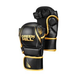 MMI-603GH Гибридные перчатки для MMA черно-золотые