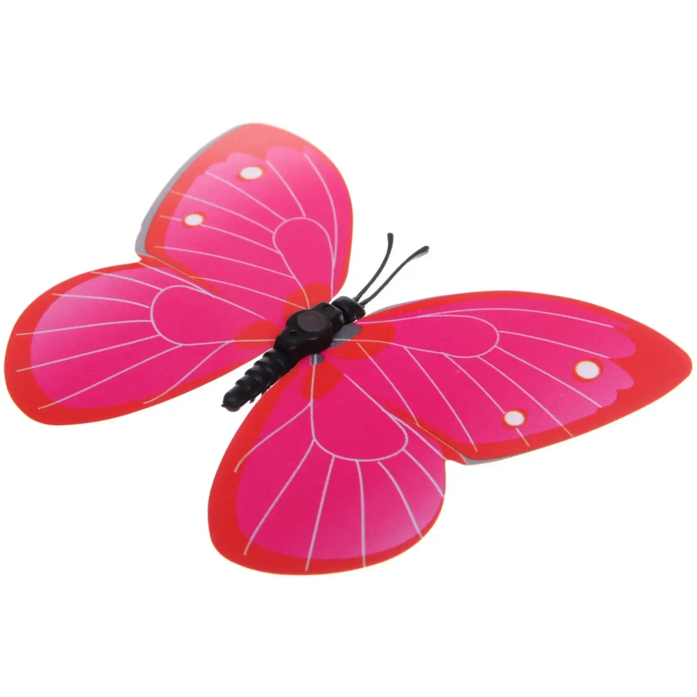 Набор для декора «Волшебные бабочки» 12 шт, Розовый