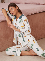 [m]Пижама штаны и рубашка с рукавами 3/4 2615