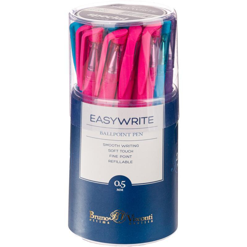 Ручка шариковая Bruno Visconti "EasyWrite Special" синяя, 0,4мм