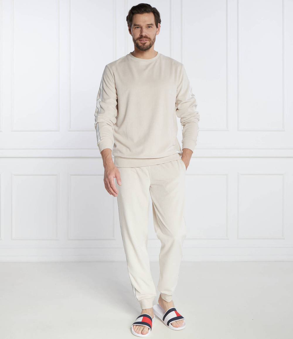 Худи TRACK TOP VELOUR Tommy Hilfiger - кремовый(UM0UM03010)